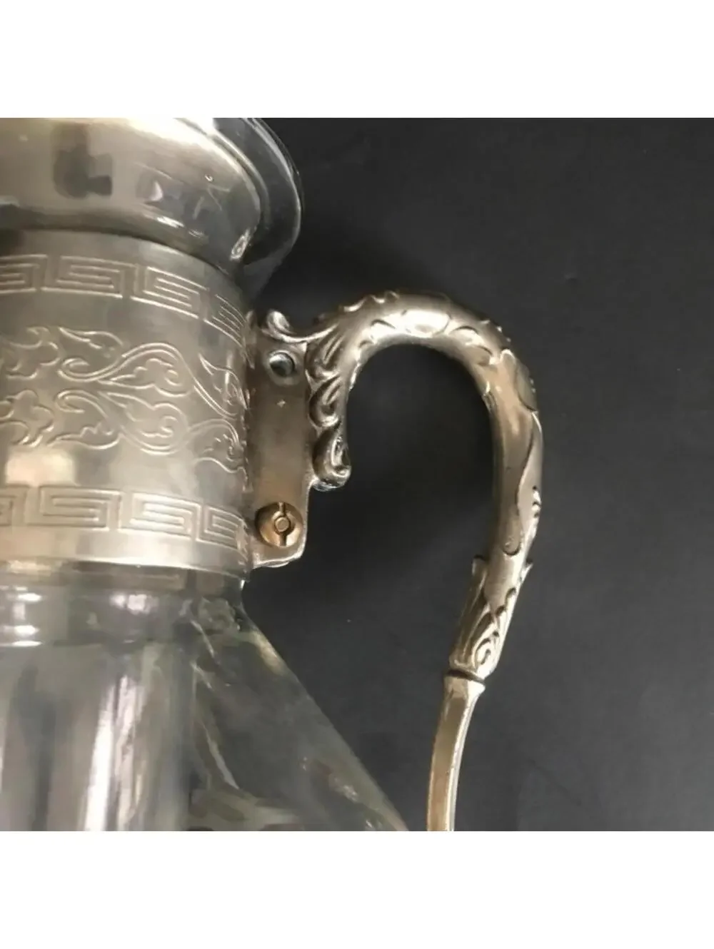 Mid Century Coffee Carafe, Glass Coffee Carafe with Lid, Hot Cold Beverages